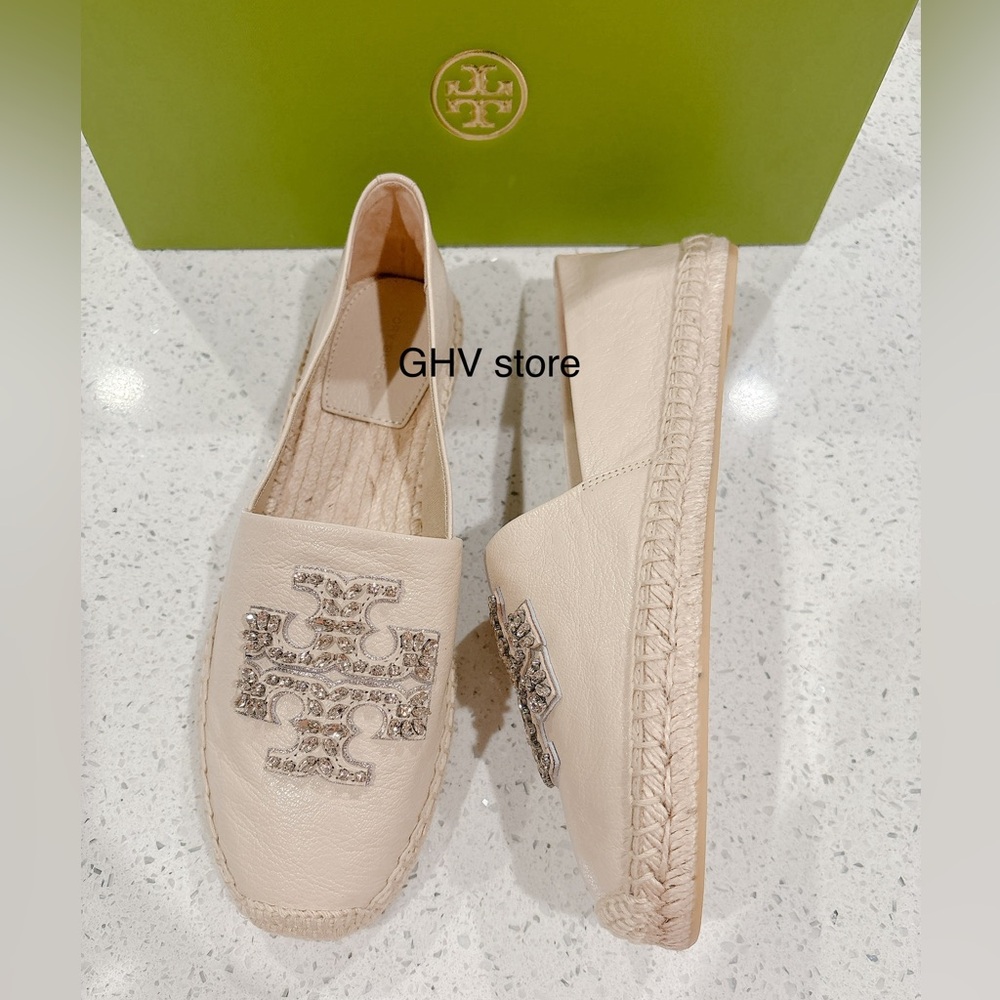 Tory Burch Beige Espadrille Flats - Picture 3 of 4